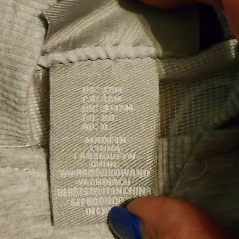 Jarvis Archer Infant Gray Hoodie with Rocket Design - Picture 3 of 4